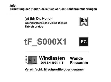 Spezial Tabletservice Ermittlung der Windlasten nach EC1